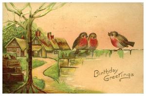 Primary view of object titled 'Birthday Greetings'.