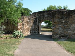 Primary view of object titled 'Entry gateway to Mission San José'.