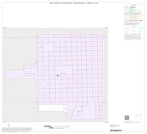 Primary view of object titled '1990 Census County Block Map (Recreated): Lamb County, Inset B01'.