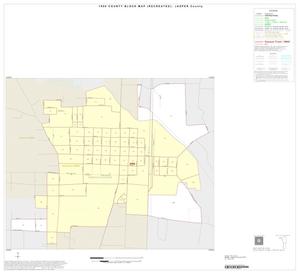 Primary view of object titled '1990 Census County Block Map (Recreated): Jasper County, Inset B01'.