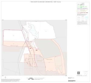 Primary view of object titled '1990 Census County Block Map (Recreated): Hunt County, Inset D01'.