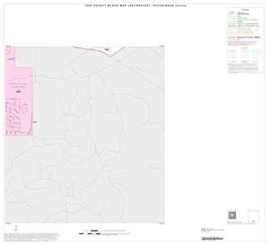 Primary view of object titled '1990 Census County Block Map (Recreated): Hutchinson County, Inset D05'.