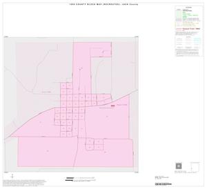 Primary view of object titled '1990 Census County Block Map (Recreated): Jack County, Inset B01'.