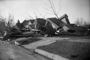 Fallen Houses After Tornado