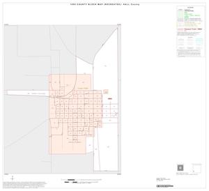 1990 Census County Block Map (Recreated): Hall County, Inset D01