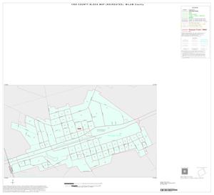 1990 Census County Block Map (Recreated): Milam County, Inset F01
