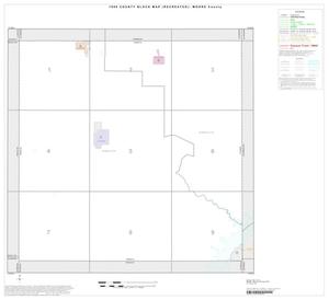 Primary view of object titled '1990 Census County Block Map (Recreated): Moore County, Index'.