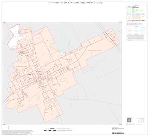 Primary view of object titled '1990 Census County Block Map (Recreated): Madison County, Inset A01'.