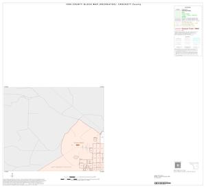 1990 Census County Block Map (Recreated): Crockett County, Inset A01