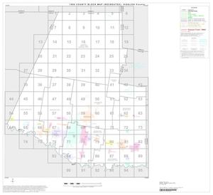 Primary view of object titled '1990 Census County Block Map (Recreated): Hidalgo County, Index'.