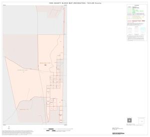1990 Census County Block Map (Recreated): Taylor County, Inset F01
