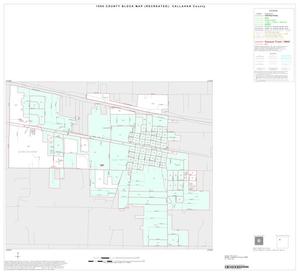 1990 Census County Block Map (Recreated): Callahan County, Inset A01