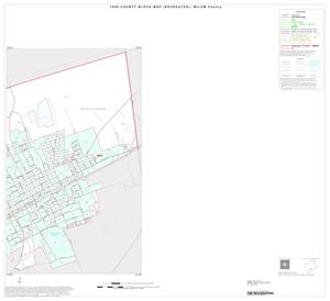 1990 Census County Block Map (Recreated): Milam County, Inset E02