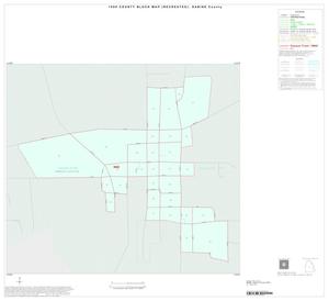Primary view of object titled '1990 Census County Block Map (Recreated): Sabine County, Inset C01'.