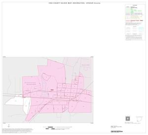 Primary view of object titled '1990 Census County Block Map (Recreated): Upshur County, Inset C01'.