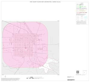 Primary view of object titled '1990 Census County Block Map (Recreated): Garza County, Inset A01'.