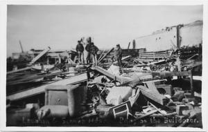 Primary view of object titled '[Photograph of Higgins Tornado Damage]'.