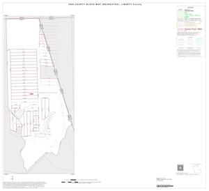 1990 Census County Block Map (Recreated): Liberty County, Inset A01