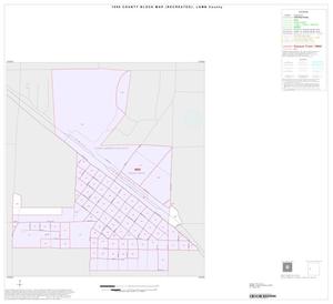 Primary view of object titled '1990 Census County Block Map (Recreated): Lamb County, Inset C01'.