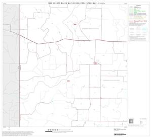 Primary view of object titled '1990 Census County Block Map (Recreated): Stonewall County, Block 4'.