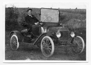 Dr. William F. Markley in Old Car