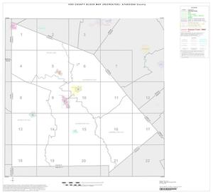 Primary view of object titled '1990 Census County Block Map (Recreated): Atascosa County, Index'.