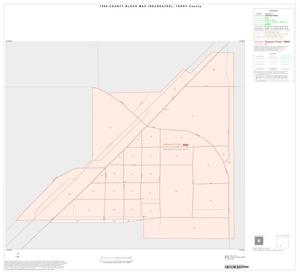 Primary view of object titled '1990 Census County Block Map (Recreated): Terry County, Inset C01'.