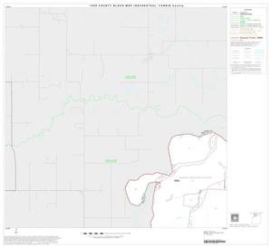 Primary view of object titled '1990 Census County Block Map (Recreated): Fannin County, Block 1'.