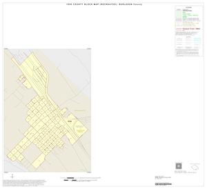 1990 Census County Block Map (Recreated): Burleson County, Inset B01