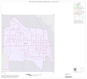 1990 Census County Block Map (Recreated): Tyler County, Inset B01