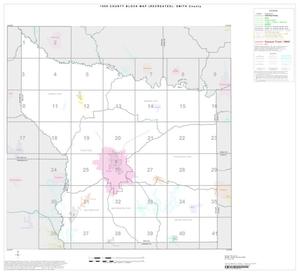 Primary view of object titled '1990 Census County Block Map (Recreated): Smith County, Index'.