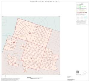 1990 Census County Block Map (Recreated): Bell County, Inset B01