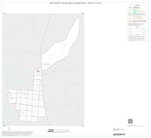 1990 Census County Block Map (Recreated): Zapata County, Inset A01