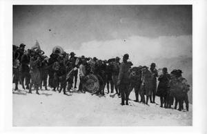 [Boy Scout Band at the top of Pike's Peak]