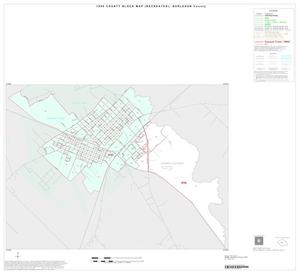 1990 Census County Block Map (Recreated): Burleson County, Inset A01
