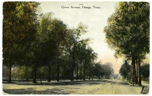 [Postcard of Green Avenue]