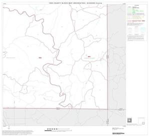 Primary view of object titled '1990 Census County Block Map (Recreated): Dickens County, Block 9'.