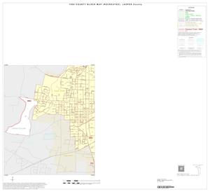 Primary view of object titled '1990 Census County Block Map (Recreated): Jasper County, Inset A03'.