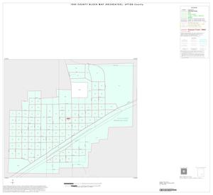Primary view of object titled '1990 Census County Block Map (Recreated): Upton County, Inset A01'.