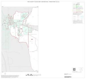 Primary view of object titled '1990 Census County Block Map (Recreated): Freestone County, Inset D01'.