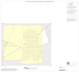 Primary view of object titled '1990 Census County Block Map (Recreated): Edwards County, Inset A01'.