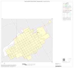 Primary view of object titled '1990 Census County Block Map (Recreated): Falls County, Inset D01'.