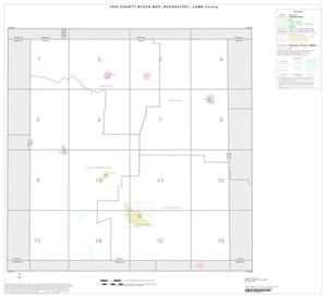 Primary view of object titled '1990 Census County Block Map (Recreated): Lamb County, Index'.