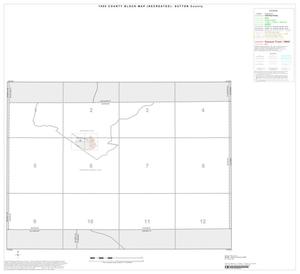 Primary view of object titled '1990 Census County Block Map (Recreated): Sutton County, Index'.