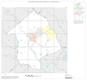 Primary view of object titled '1990 Census County Block Map (Recreated): Victoria County, Index'.