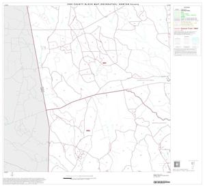 Primary view of object titled '1990 Census County Block Map (Recreated): Newton County, Block 3'.