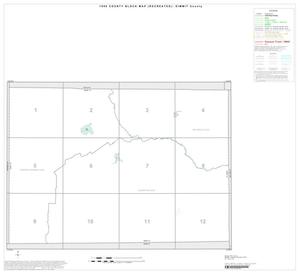1990 Census County Block Map (Recreated): Dimmit County, Index
