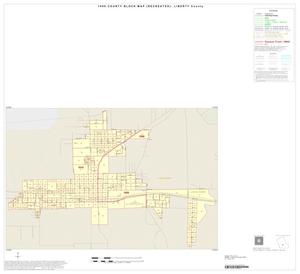 1990 Census County Block Map (Recreated): Liberty County, Inset F01