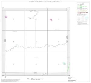 Primary view of object titled '1990 Census County Block Map (Recreated): Lipscomb County, Index'.