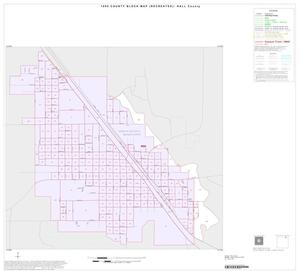 Primary view of object titled '1990 Census County Block Map (Recreated): Hall County, Inset A01'.